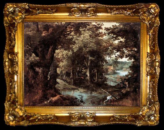 framed  STALBEMT, Adriaan van Landscape with Fables, ta009-2